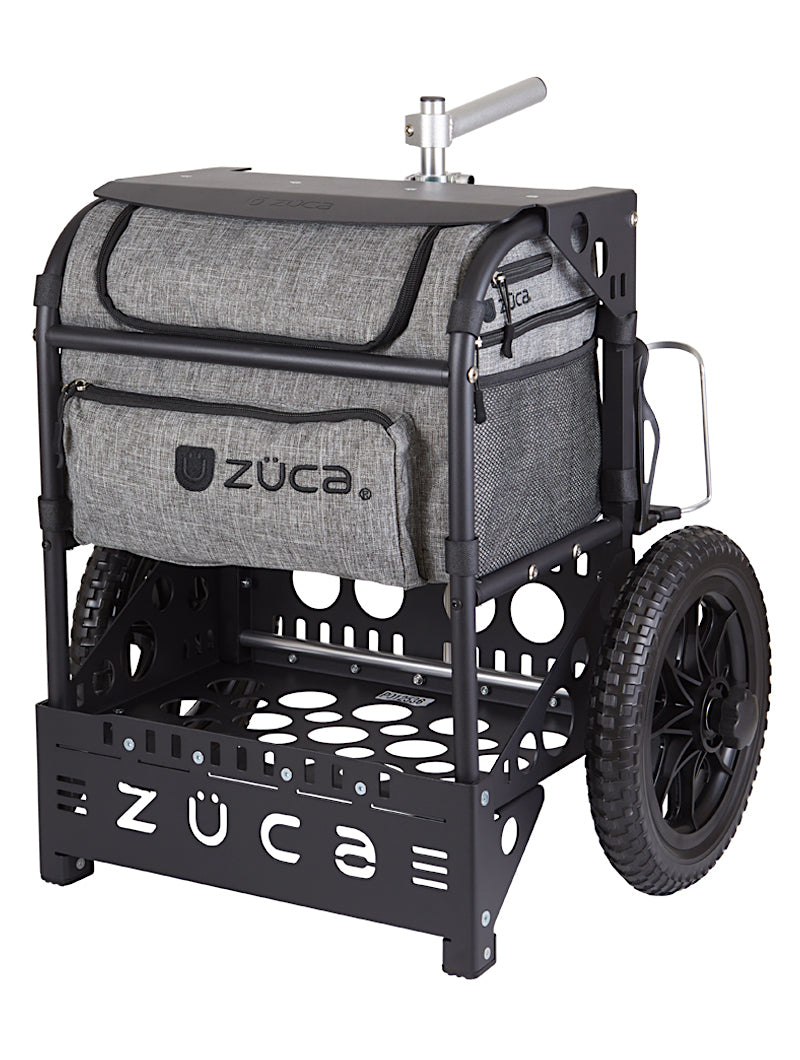 Zuca Transit Disc Golf Cart / Charcoal Gray/Black