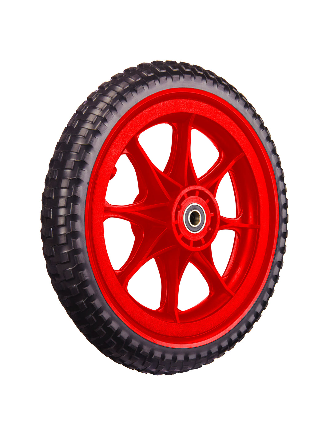 Zuca All Terrain Tubeless Foam Wheel / Red (Single Wheel)